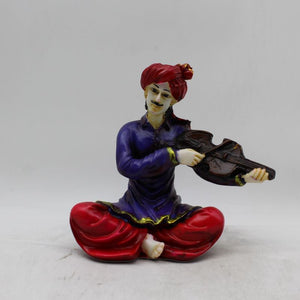 Rajasthani boy,Rajasthani man,Musician man Rajasthani statue, idol Multi color