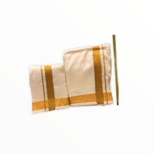Load image into Gallery viewer, Men&#39;s Traditional Veshti / Dhoti / Vasti with Angavastram