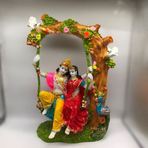 Radha Krishna,Radha Kanha Statue,for Home,office,temple,diwali Pooja Multi color