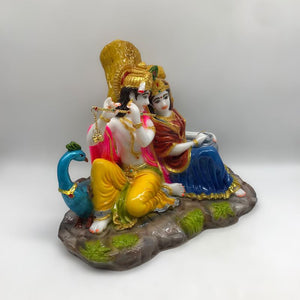 Radha Krishna,Radha Kanha Statue,for Home,office,temple,diwali Pooja Multi color