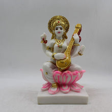 Load image into Gallery viewer, Saraswati mata God of Education Knowledge,Saraswati statue Idol White