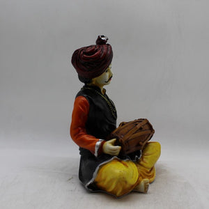 Rajasthani boy,Rajasthani man,Musician man Rajasthani statue, idol Multi color