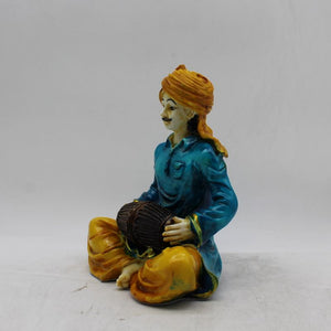 Rajasthani boy,Rajasthani man,Musician man Rajasthani statue, idol Multi color