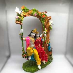 Radha Krishna,Radha Kanha Statue,for Home,office,temple,diwali Pooja Multi color