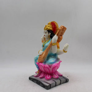 Saraswati mata God of Education Knowledge,Saraswati statue Idol White