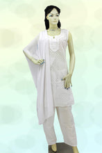 Load image into Gallery viewer, Women&#39;s Salwar Kamiz Suit Chikankari White Ladies Kurti and Pant Set