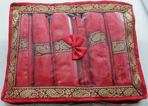 5 Roll Bangle Bracelet Cover Bag INDIAN Chudi Kangan Watch Travel Cases Storage