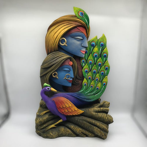 Radha Krishna,Radha Kanha Statue,for Home,office,temple,diwali Pooja Multi color