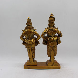 Vitthal Rukmani idol murti, Rukmani-vitthal idol Gold color