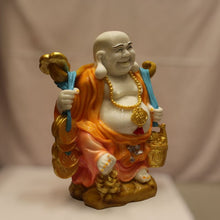 Load image into Gallery viewer, Lucky Laughing Buddha,statue,Happy sitting,luckey man,Happy man Multi color