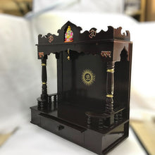 Load image into Gallery viewer, Wooden Temple,Indian hindu Pooja Ghar,Mandir,Hand made temple,Mandir in Wembley,Indian temple,Temple for festivals,Office &amp; Home Temple Beautiful Wooden Temple.