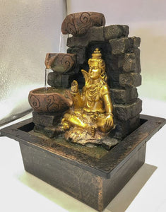 ShivaWater Fountain Pacific Giftware Sacred Hindu Goddes Shiva
