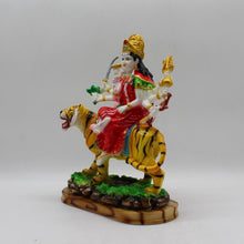 Load image into Gallery viewer, Ambe Mata Statue/ Durga Mata Murati / Durga Idol. Shakti Statue-Ambe Ma Idol Office-White Painted Bengali Durga Maa Murti-Durga Ma Idol-Ambe Maa Statue-Durga.AMBE MA HINDU Goddess  Statue Figurine Mataji Shakti Maa Ambaji