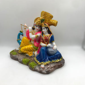 Radha Krishna,Radha Kanha Statue,for Home,office,temple,diwali Pooja Multi color