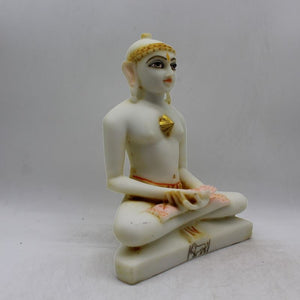 Hindu Jain God Mahavir swami, Mahavir swami idol murti White