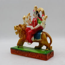 Load image into Gallery viewer, Ambe Mata Statue/ Durga Mata Murati / Durga Idol. Shakti Statue-Ambe Ma Idol Office-White Painted Bengali Durga Maa Murti-Durga Ma Idol-Ambe Maa Statue-Durga.AMBE MA HINDU Goddess  Statue Figurine Mataji Shakti Maa Ambaji