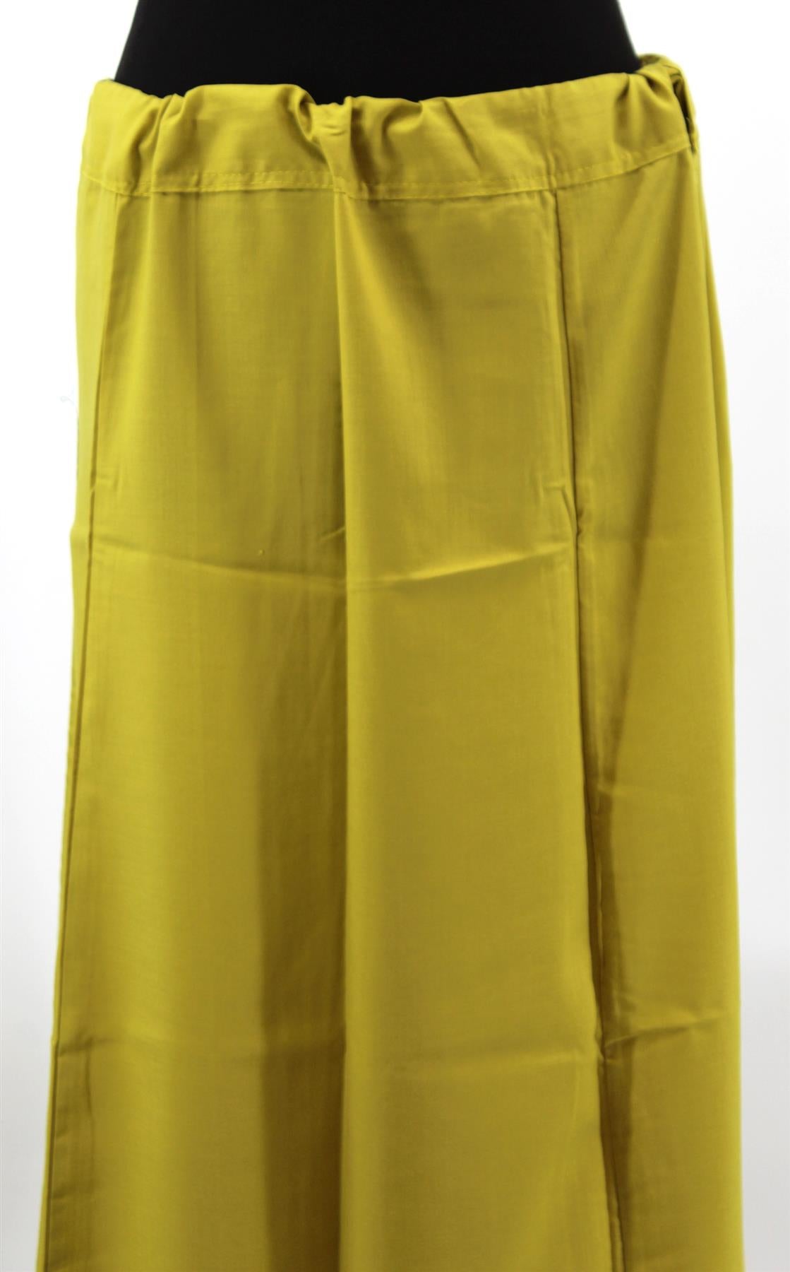 Women's Cotton Indian Readymade Petticoats Inskirt / under skirt Saree Petticoats - Regular Size