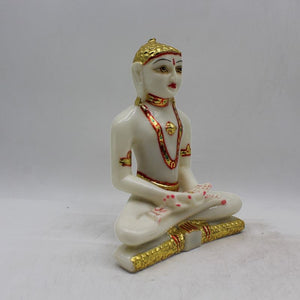 Hindu Jain God Mahavir swami, Mahavir swami idol murti White