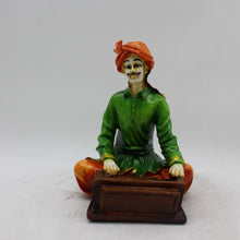 Load image into Gallery viewer, Rajasthani boy,Rajasthani man,Musician man Rajasthani statue, idol Green color