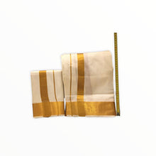 Load image into Gallery viewer, Men&#39;s Traditional Veshti / Dhoti / Vasti with Angavastram