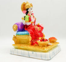 Load image into Gallery viewer, Hindu God Laxmi Statue Idol For Home Temple Home Decor,Hindu Goddess Lord laxmi Statue, Indian Idol Laxmi Sitting pose. India God Figurine Home Mandir Temple Altar Yoga Decor Diwali Pooja Gifts