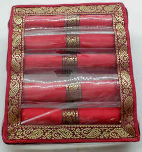 5 Roll Bangle Bracelet Cover Bag INDIAN Chudi Kangan Watch Travel Cases Storage