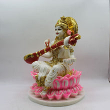 Load image into Gallery viewer, Saraswati mata God of Education Knowledge,Saraswati statue Idol White