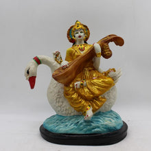 Load image into Gallery viewer, Saraswati mata God of Education Knowledge,Saraswati statue Idol White