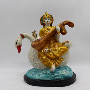 Saraswati mata God of Education Knowledge,Saraswati statue Idol White