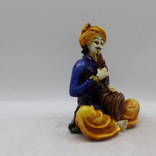 Load image into Gallery viewer, Rajasthani boy,Rajasthani man,Musician man Rajasthani statue, idol Blue color