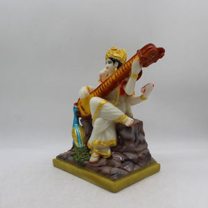 Saraswati mata God of Education Knowledge,Saraswati statue Idol White