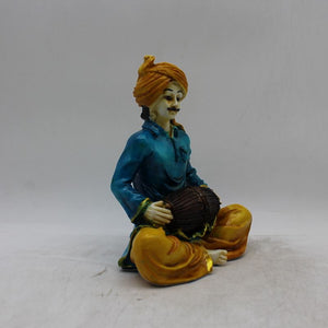 Rajasthani boy,Rajasthani man,Musician man Rajasthani statue, idol Multi color