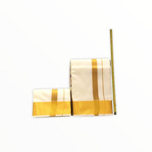 Load image into Gallery viewer, Men&#39;s Traditional Veshti / Dhoti / Vasti with Angavastram