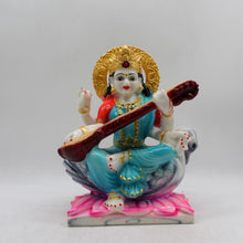 Load image into Gallery viewer, Saraswati mata God of Education Knowledge,Saraswati statue Idol Multi colour