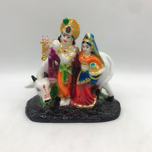 Load image into Gallery viewer, Radha Krishna Statue Kanha Gopala Kanhiya Murari Mohan Shyam MadhavaMulti Color