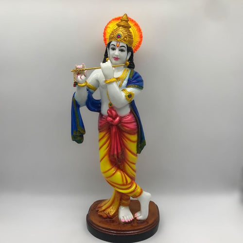 Lord Krishna Kanha Balgopal Shyam Madhava Murari Mohan Statue decoreMulti Color