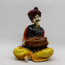 Load image into Gallery viewer, Rajasthani boy,Rajasthani man,Musician man Rajasthani statue, idol Multi color