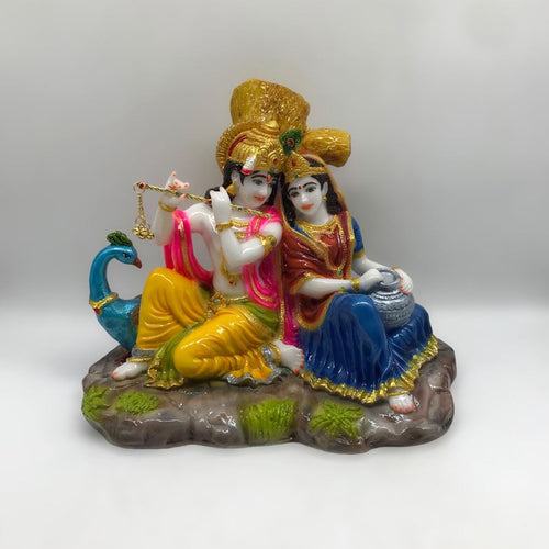 Radha Krishna,Radha Kanha Statue,for Home,office,temple,diwali Pooja Multi color