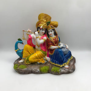 Radha Krishna,Radha Kanha Statue,for Home,office,temple,diwali Pooja Multi color