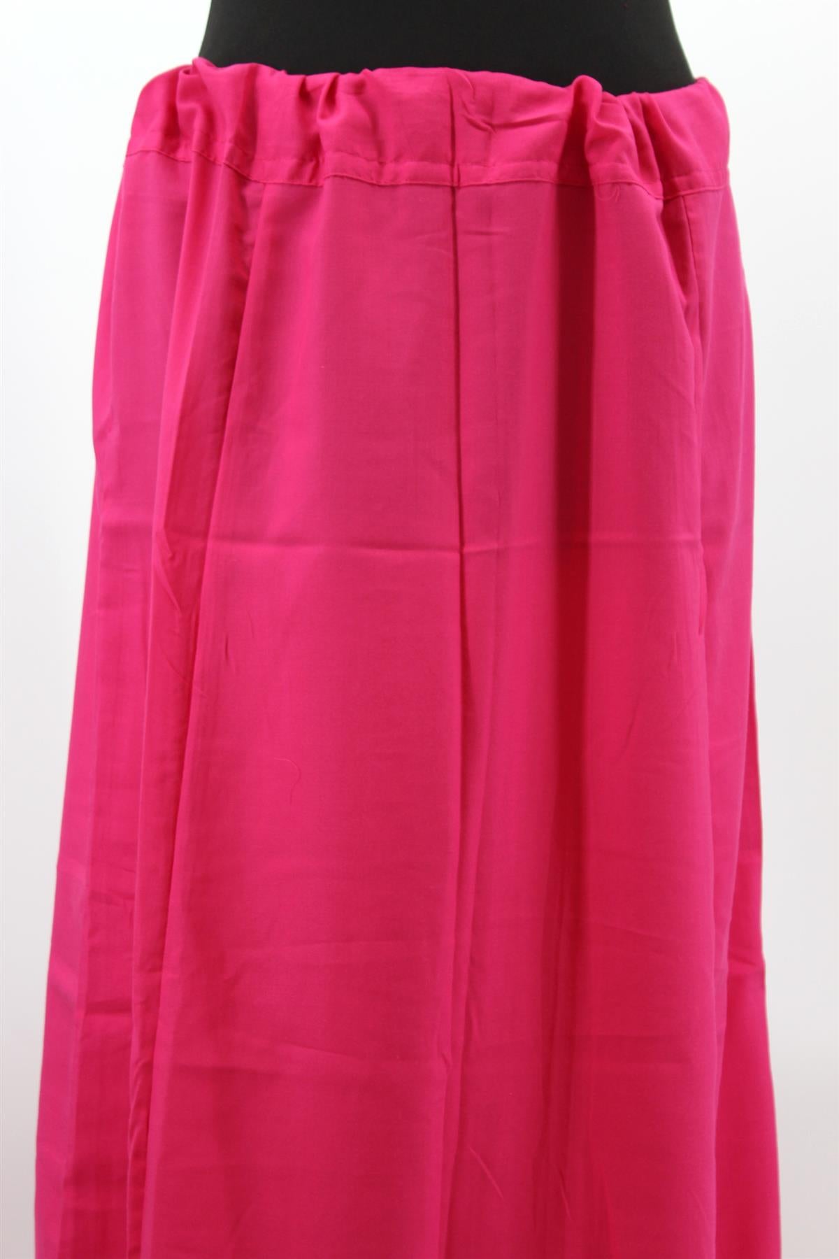 Women's Cotton Indian Readymade Petticoats Inskirt / under skirt Saree Petticoats - Regular Size
