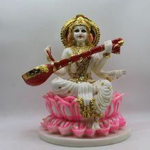 Load image into Gallery viewer, Saraswati mata God of Education Knowledge,Saraswati statue Idol White