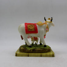 Load image into Gallery viewer, Kamdhenu Cow Gau Mata,Nandi cow Statue Kamdhenu Hindu God For Home Decor White