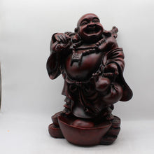 Load image into Gallery viewer, Lucky Laughing Buddha,statue,Happy sitting,showpeace,luckey man,Happy man Maroon