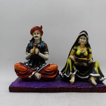 Load image into Gallery viewer, Cultural Rajasthani traditional couple,Indian Rajasthani couple Multi color