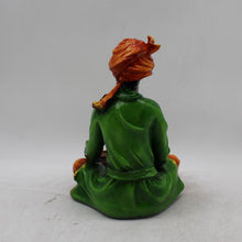 Load image into Gallery viewer, Rajasthani boy,Rajasthani man,Musician man Rajasthani statue, idol Green color