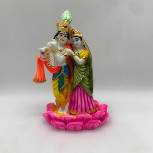 Radha Krishna Statue Kanha Gopala Kanhiya Murari Mohan Shyam MadhavaMulti Color