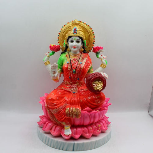 Laxmi ma Bengali laxmi/Laxmi Ma Idol-laxmi Maa Statue-Shakti Statue Multi Color