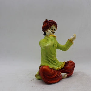 Rajasthani boy,Rajasthani man,Musician man Rajasthani statue, idol Multi color