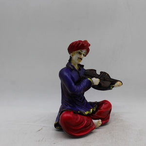 Rajasthani boy,Rajasthani man,Musician man Rajasthani statue, idol Multi color