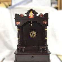 Load image into Gallery viewer, Wooden Temple,Indian hindu Pooja Ghar,Mandir,Hand made temple,Mandir in Wembley,Indian temple,Temple for festivals,Office &amp; Home Temple Beautiful Wooden Temple.